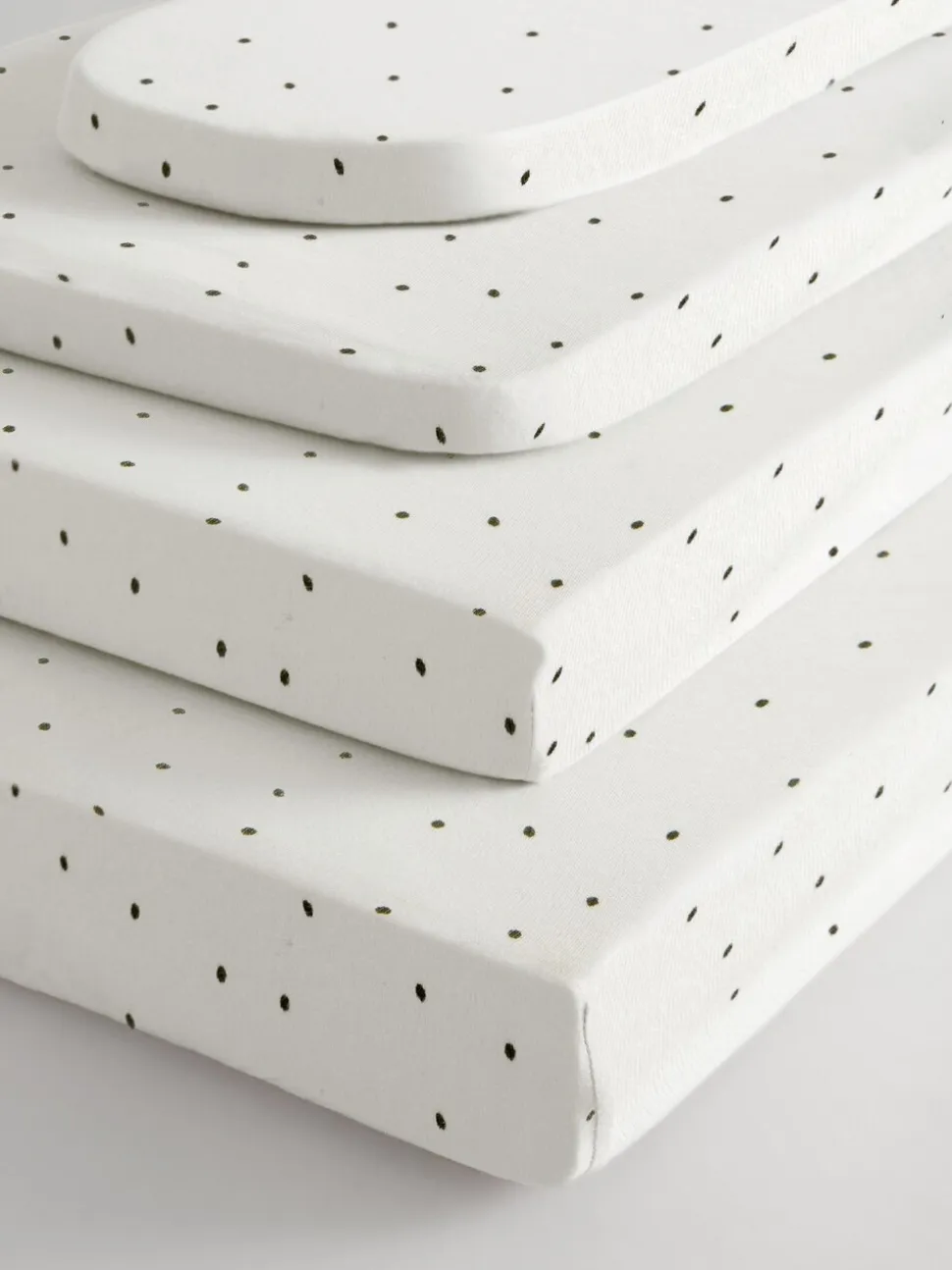 2 100% katoenen jersey hoeslakens voor baby's
