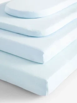 2 100% katoenen jersey hoeslakens voor baby's