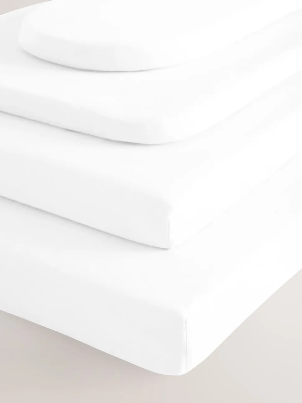 2 100% katoenen jersey hoeslakens voor baby's