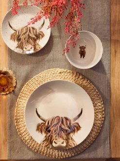 12 -delige Hamish The Highland Cow dinerset