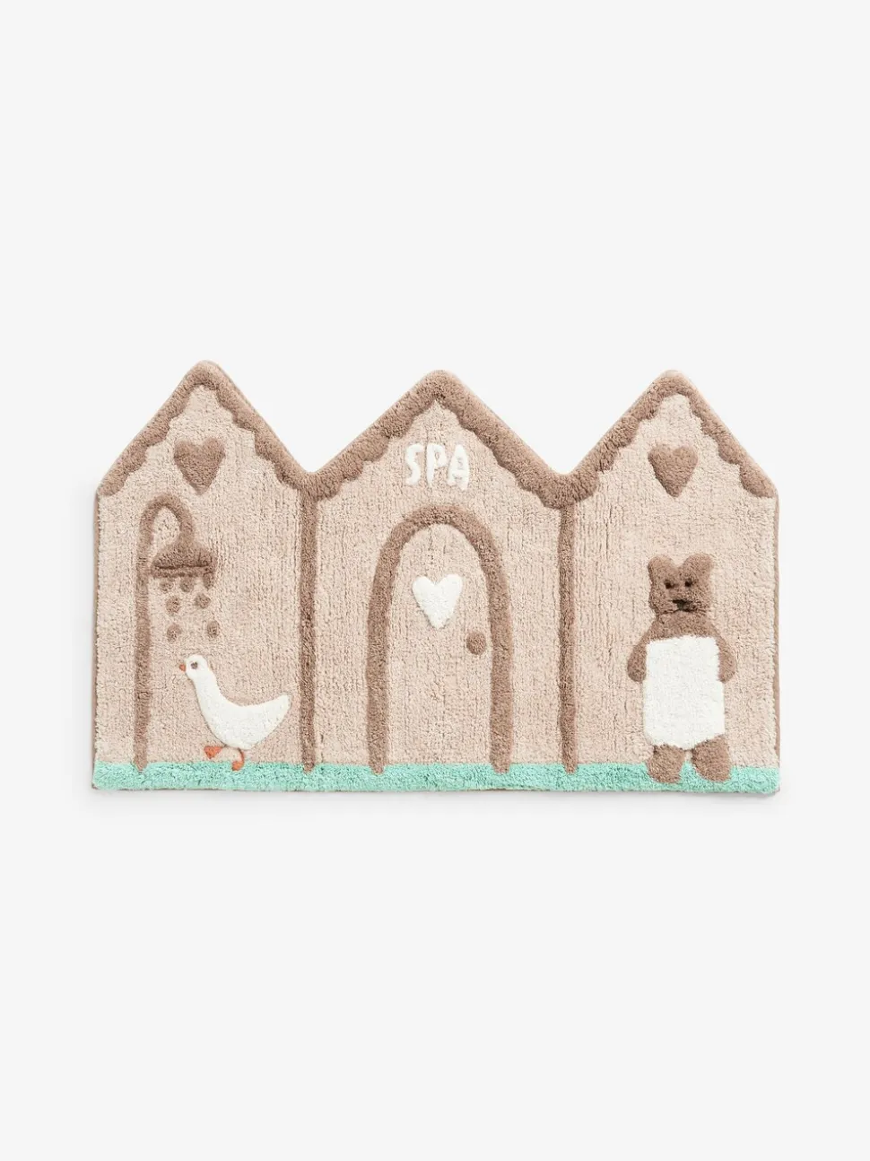 100% katoenen Bertie Bear Woodland Spa badmat