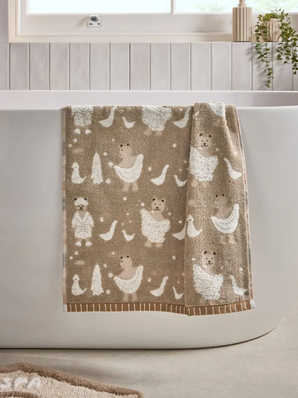 100% katoenen Bertie Woodland Spa-handdoek