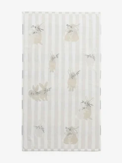 100% katoenen handdoek met lente-en konijntjesmotief