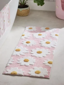 100% katoenen mat met madeliefjes