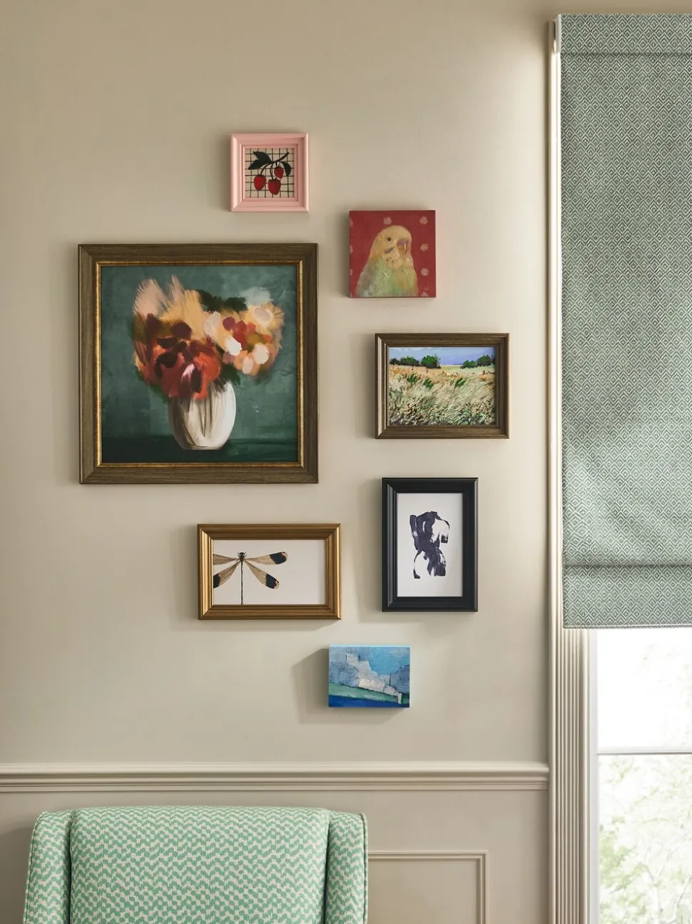 7 Piece Mixed Subject Gallery Wall Arts Set