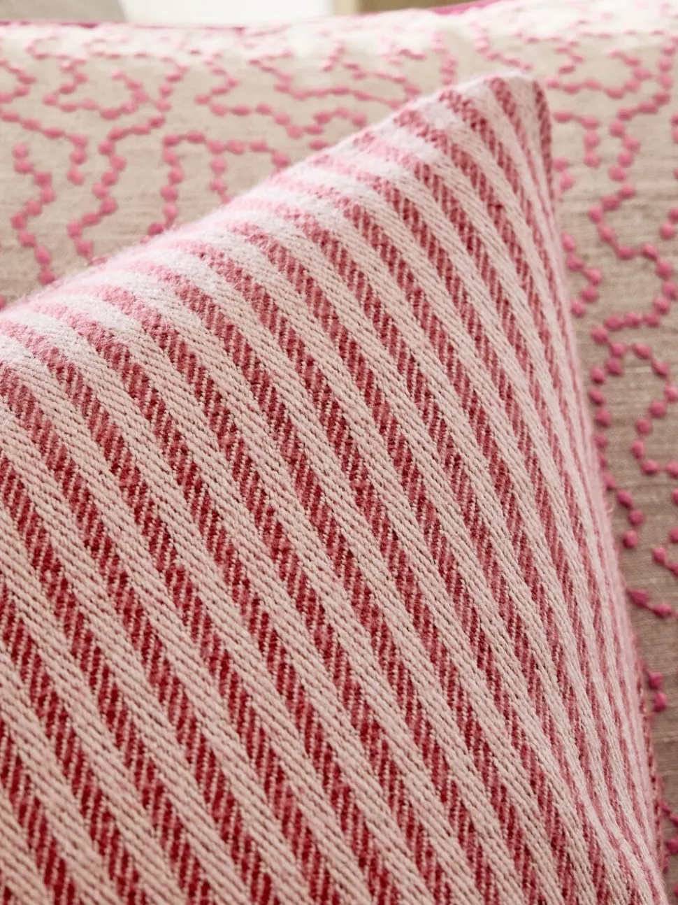 50 x 50cm Woven Stripe Cushion