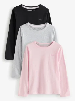 Abercrombie & Fitch 3 Pack Long Sleeve T-Shirts