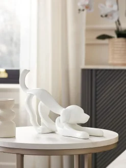 Abstract Ribbon Dog Ornament