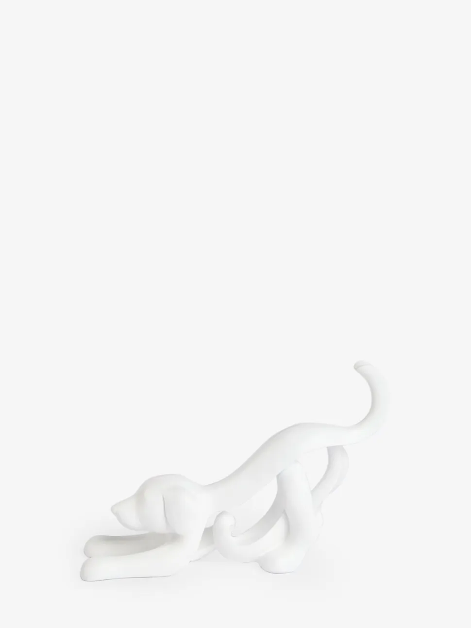 Abstract Ribbon Dog Ornament