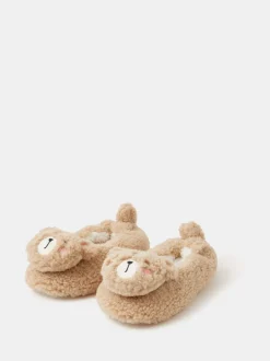 Accessorize Girls Bear Slippers