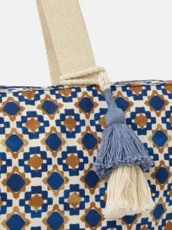 Accessorize Tile Print Beach Tote Bag