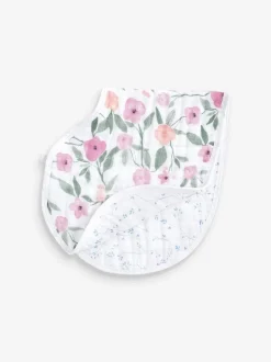 aden + anais 100% Cotton Muslin Ma Fleur Burpy Bibs 2 Pack