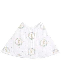 aden + anais Baby Essentials - 100% katoenen mousseline slabbetjes met konijnenprint