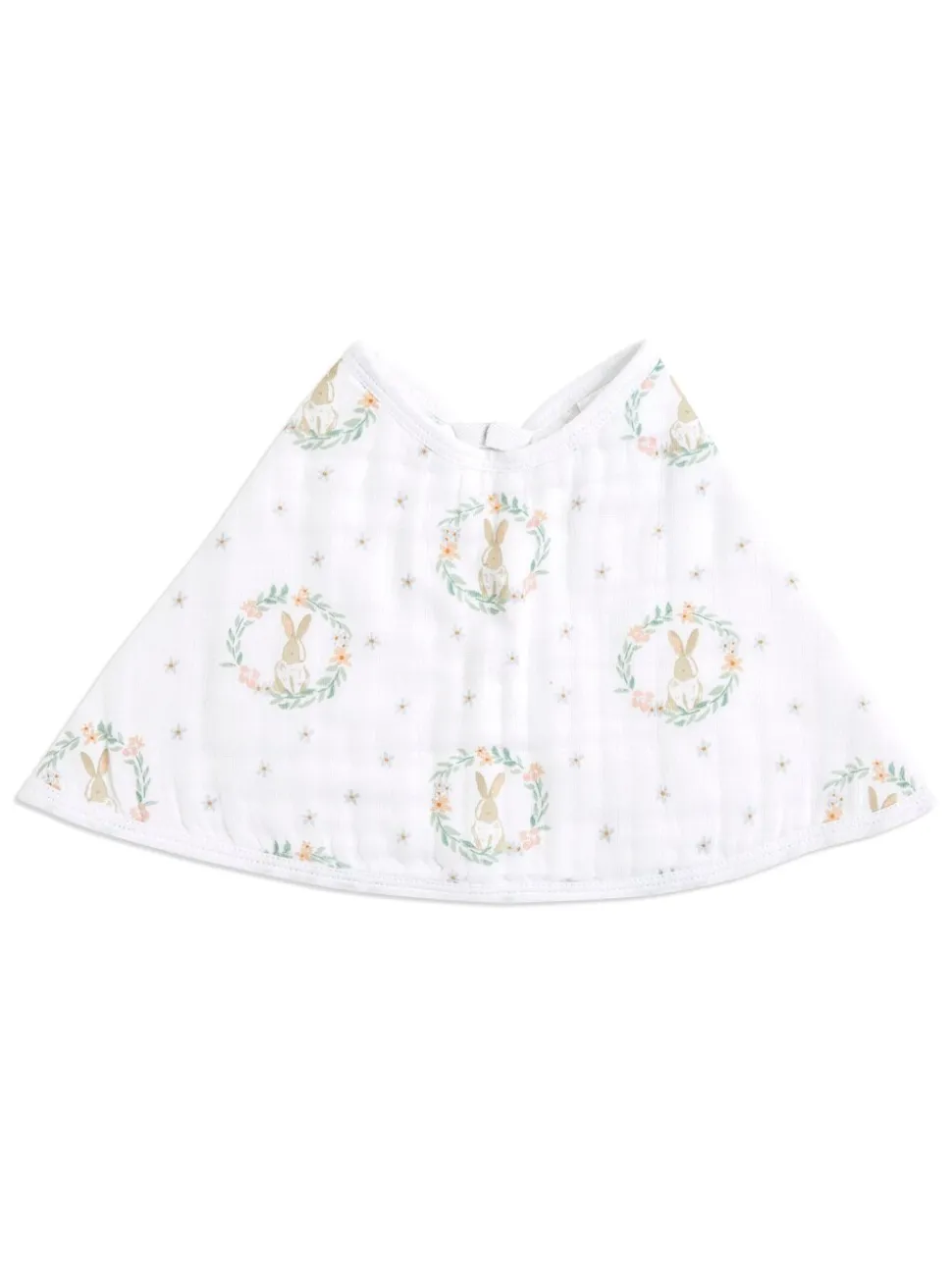aden + anais Baby Essentials - 100% katoenen mousseline slabbetjes met konijnenprint