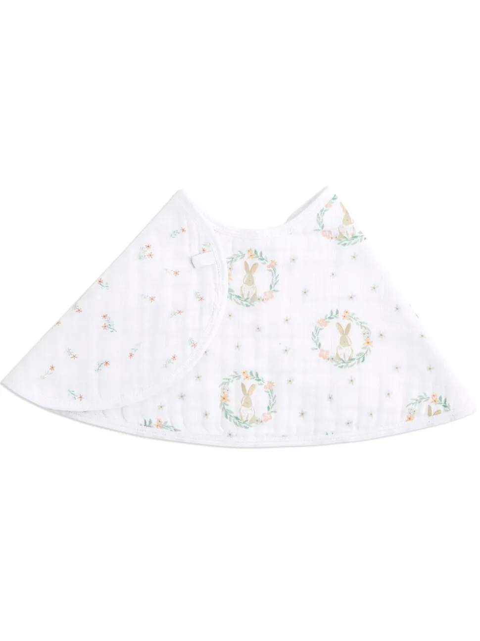 aden + anais Baby Essentials - 100% katoenen mousseline slabbetjes met konijnenprint