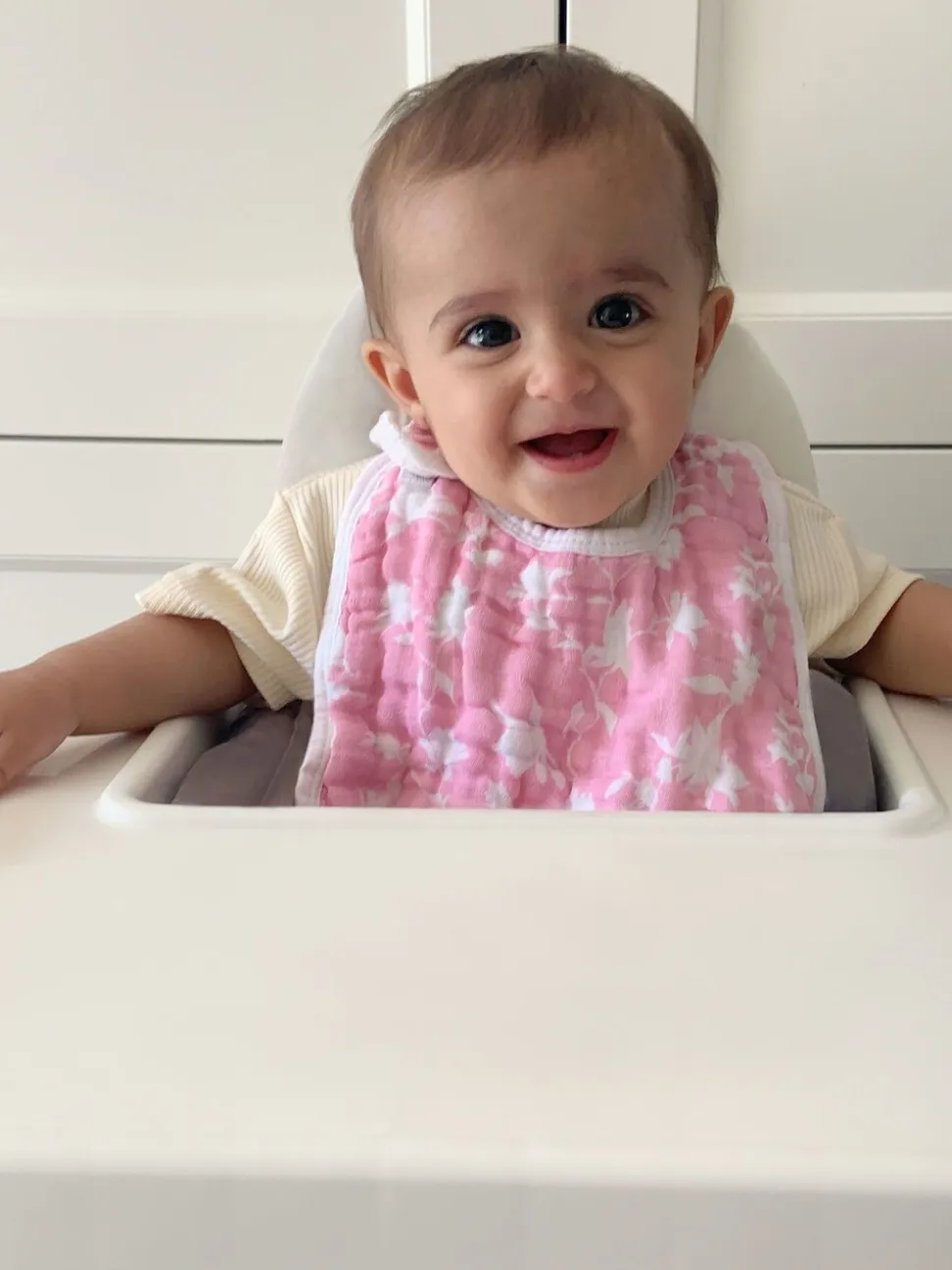 aden + anais Set van 3 100% katoenen slabbetjes met drukknoop