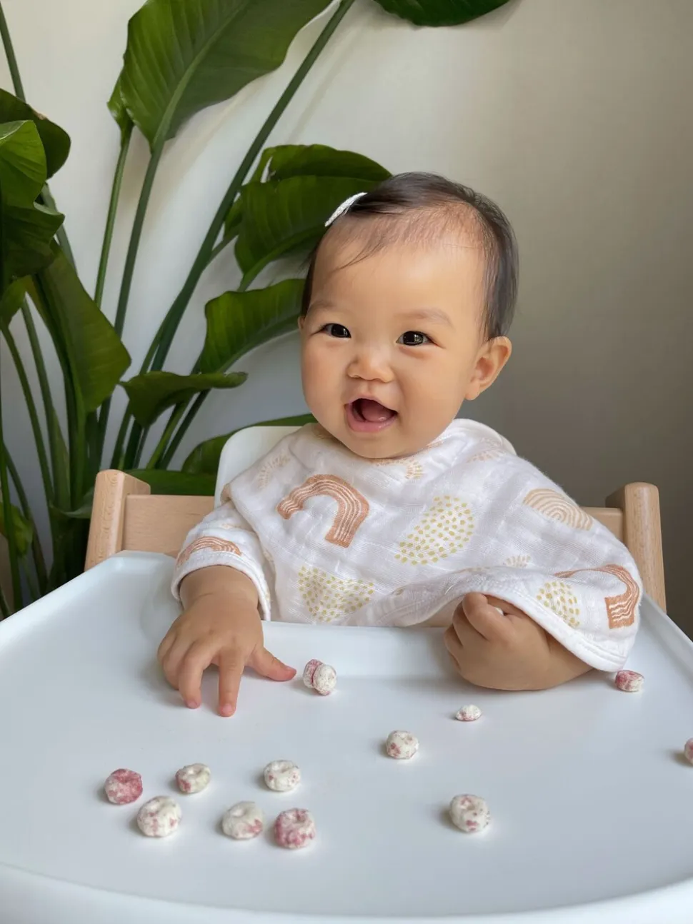 aden + anais set van 100% katoenen mousseline Keep Rising Burpy slabbetjes verpakking van 2