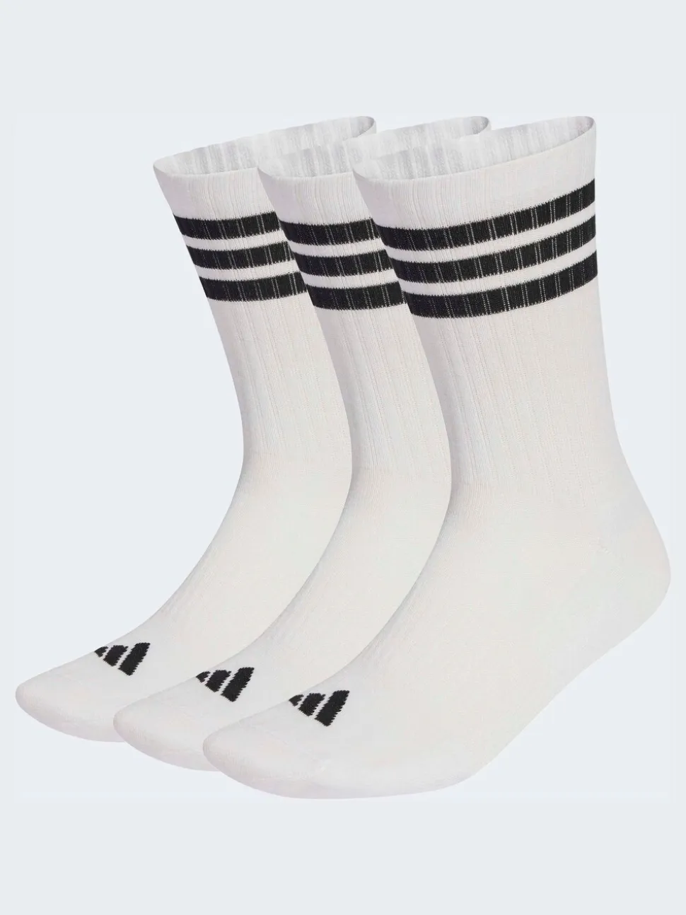 adidas 3 -Stripe Essentials Crew Socks 3 Pack