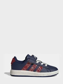 adidas Marvel Spiderman Grand Court Kids Trainers