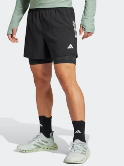adidas Own the Run CLIMACOOL 2-in-1 Shorts