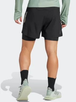 adidas Own the Run CLIMACOOL 2-in-1 Shorts