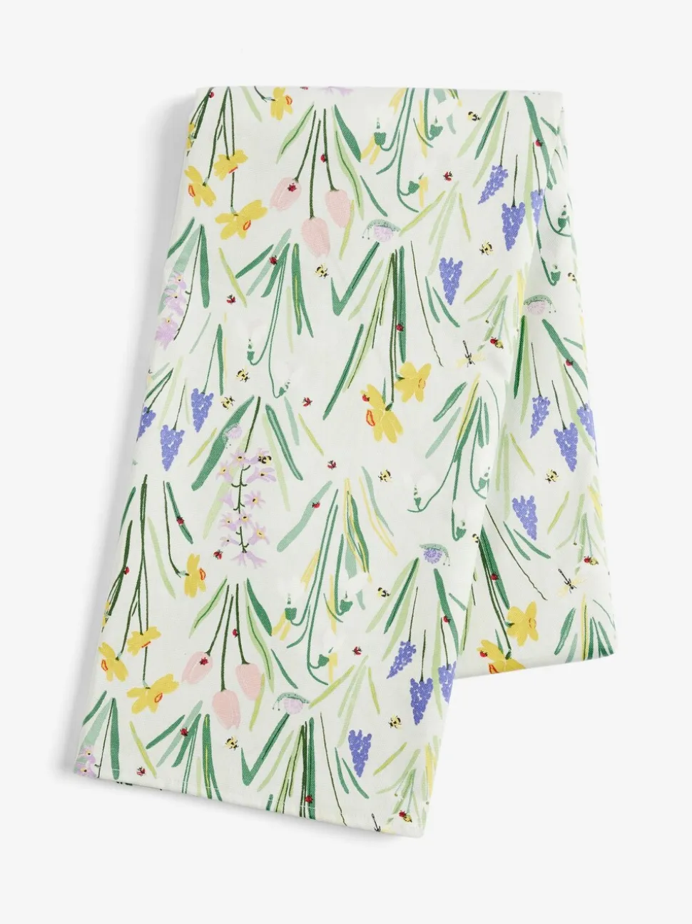Afneembaar tafelkleed met lila bloemenprint