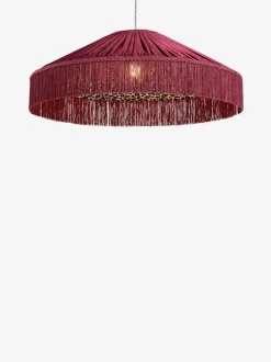 Allegra Velvet Fringed Easy Fit Ceiling Light Shade