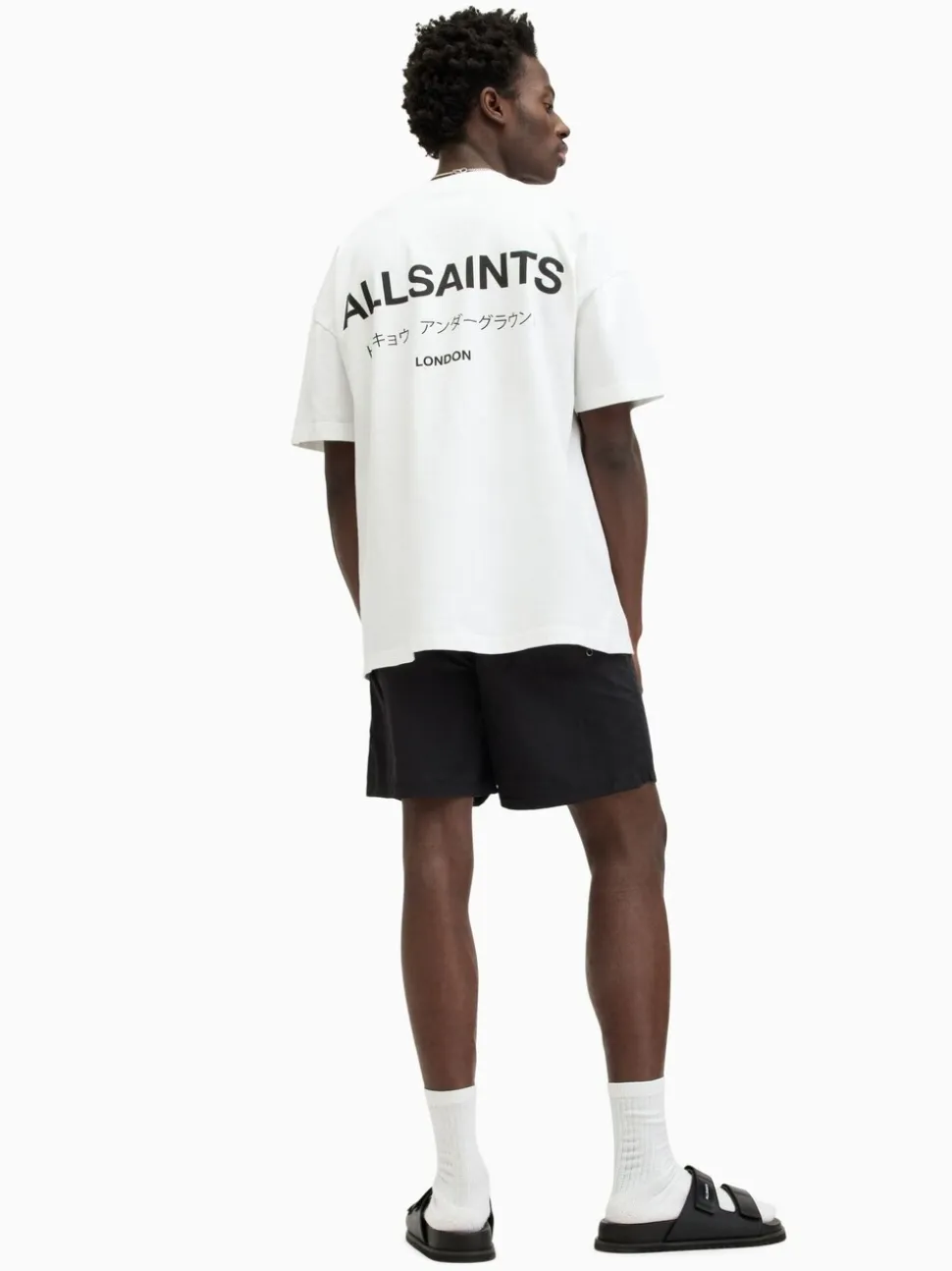 AllSaints zwarte Underground zwemshort