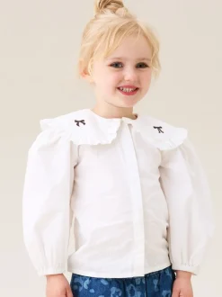 Angel & Rocket Afina Embroidered Collar Blouse