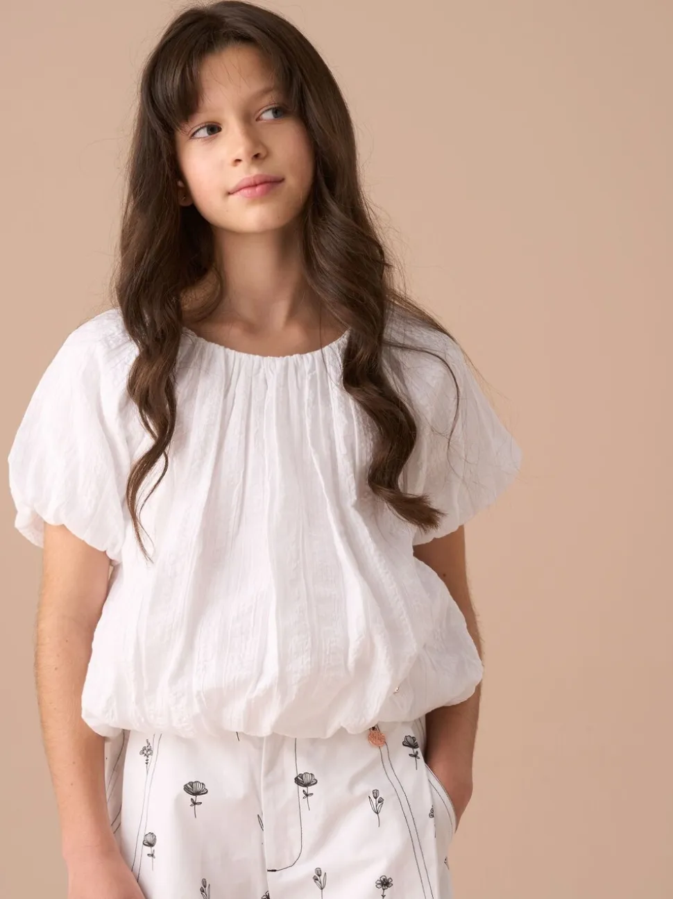 Angel & Rocket Bubble Hem Top met bubbels