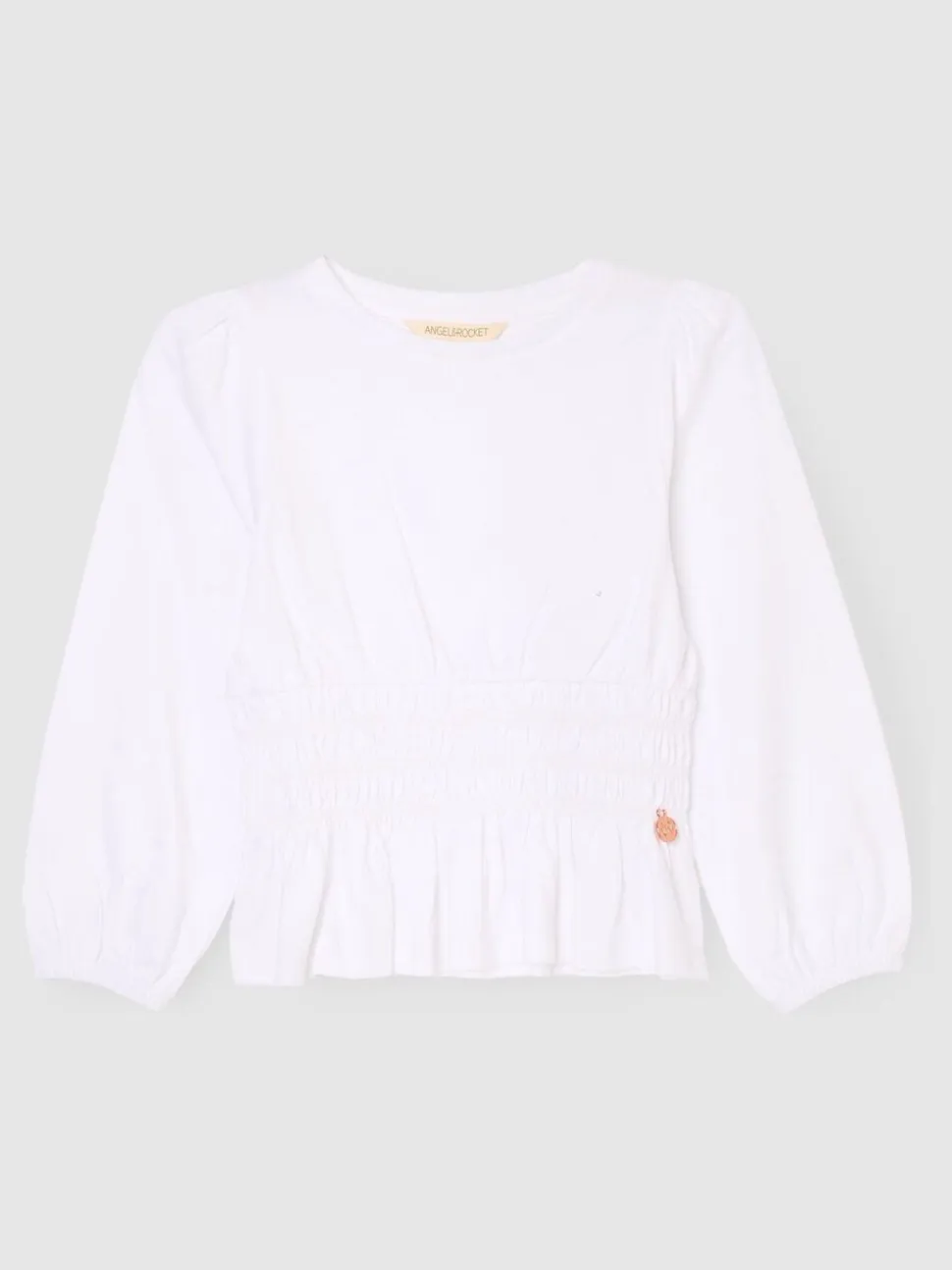 Angel & Rocket Cassie Shirred Detail Long Sleeve Blouse