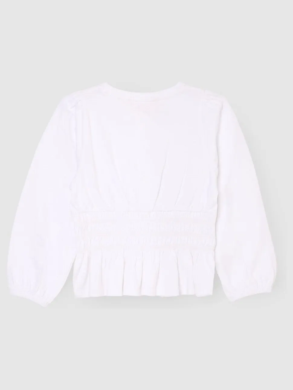 Angel & Rocket Cassie Shirred Detail Long Sleeve Blouse