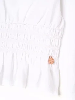 Angel & Rocket Cassie Shirred Detail Long Sleeve Blouse