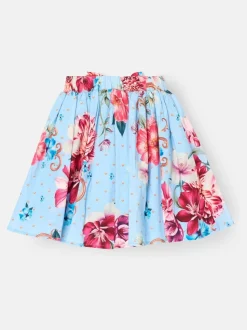 Angel & Rocket Darcy Print Bow Waist Skirt