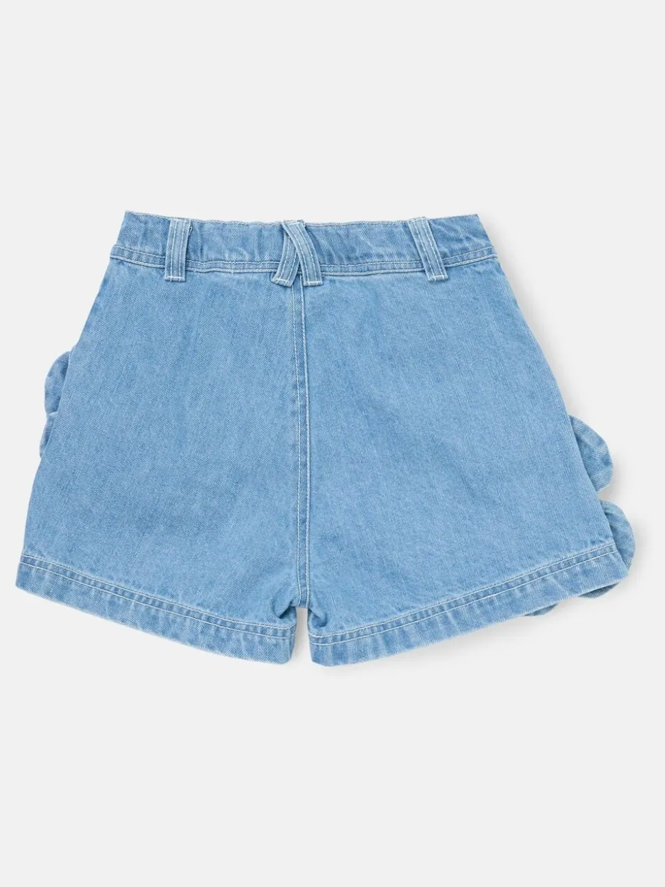 Angel & Rocket Eden 3D Flower Denim Shorts