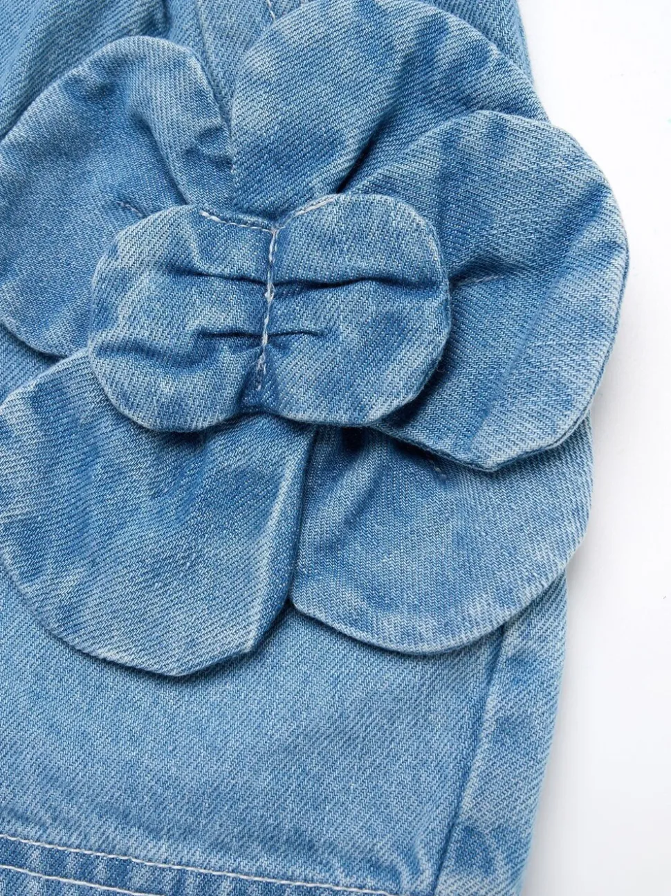 Angel & Rocket Eden 3D Flower Denim Shorts