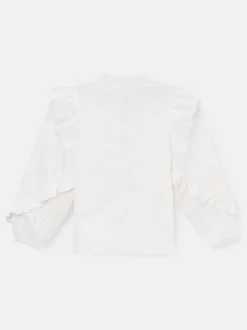 Angel & Rocket Lacey Embroidered Frill Sleeve Blouse