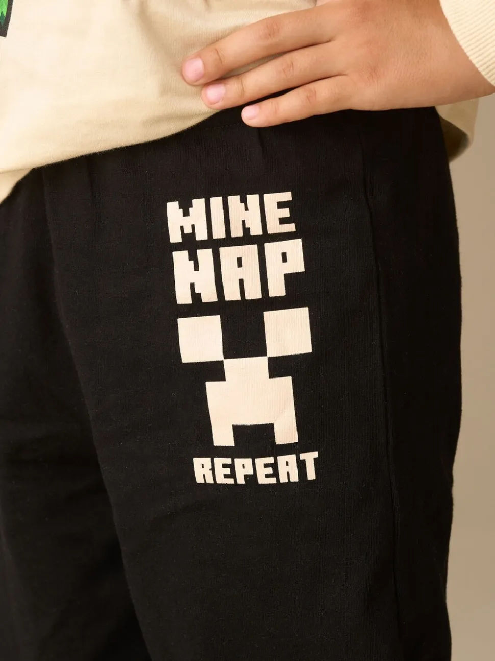 Angel & Rocket Minecraft Henley Pyjamas