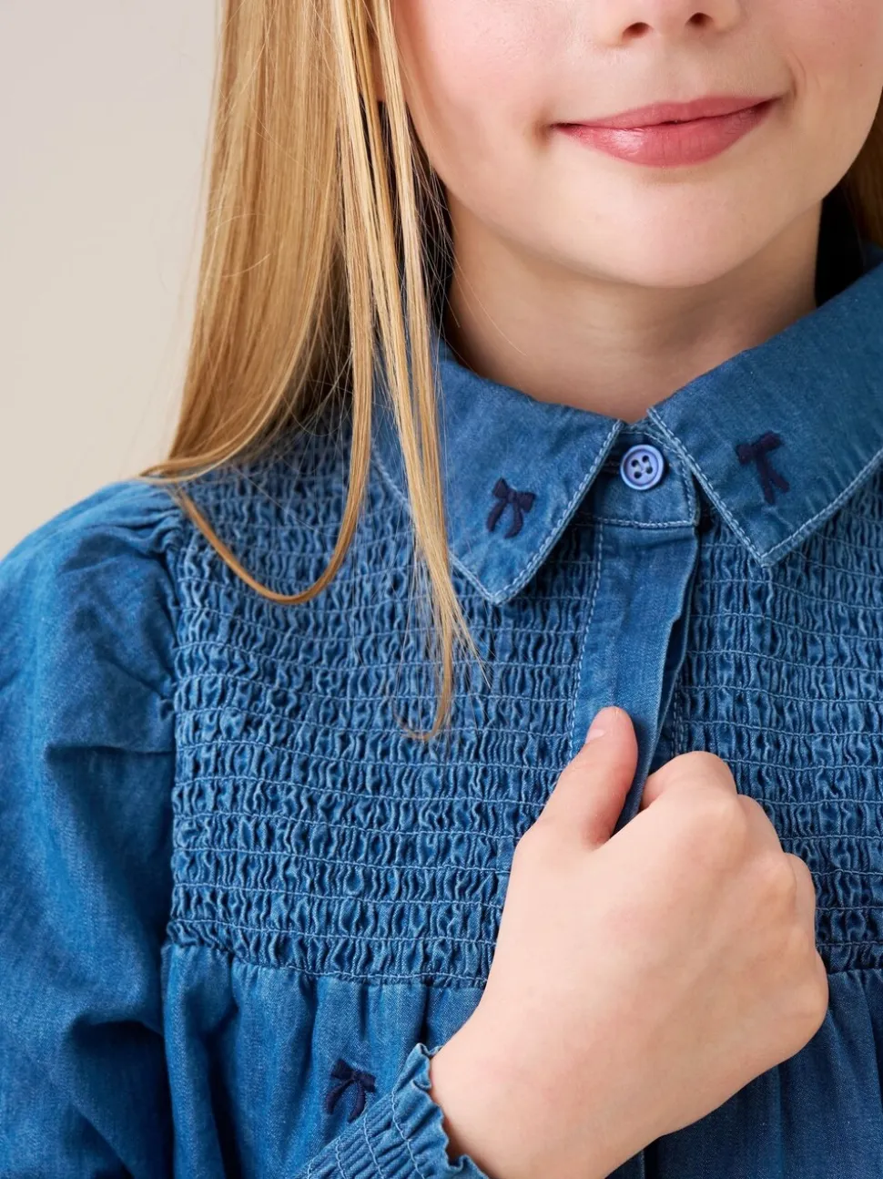 Angel & Rocket Myla Embroidered Denim Shirt