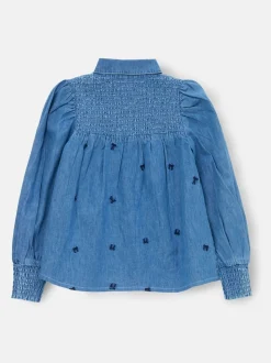 Angel & Rocket Myla Embroidered Denim Shirt