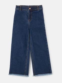 Angel & Rocket Paloma blauwe Cropped Jeans met hartzak