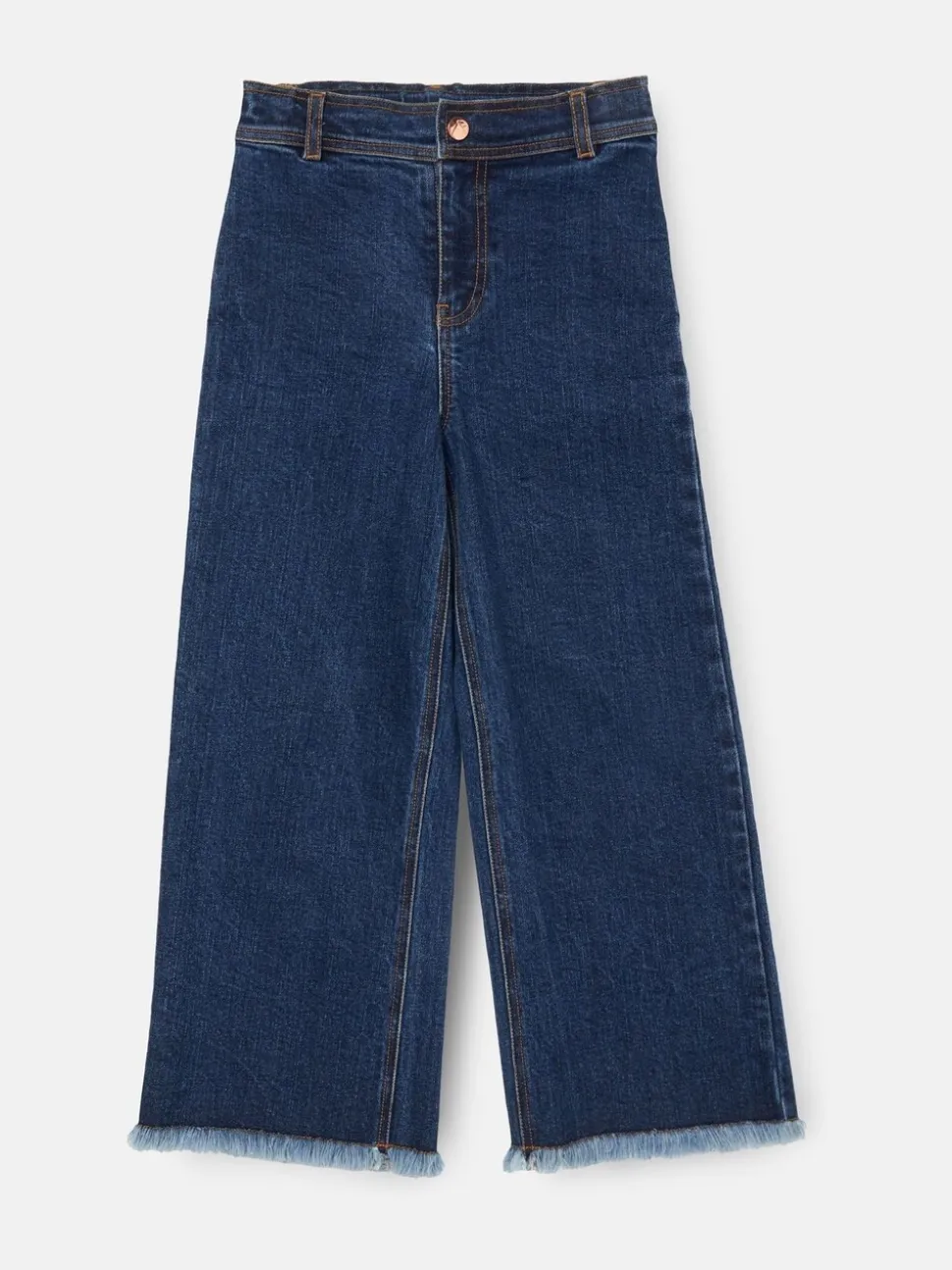 Angel & Rocket Paloma blauwe Cropped Jeans met hartzak