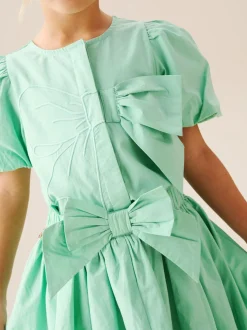 Angel & Rocket Roxie Bow Embellished Woven Blouse