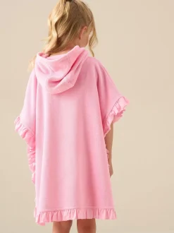 Angel & Rocket Shelley Embroidered Towelling Poncho