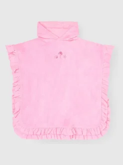 Angel & Rocket Shelley Embroidered Towelling Poncho