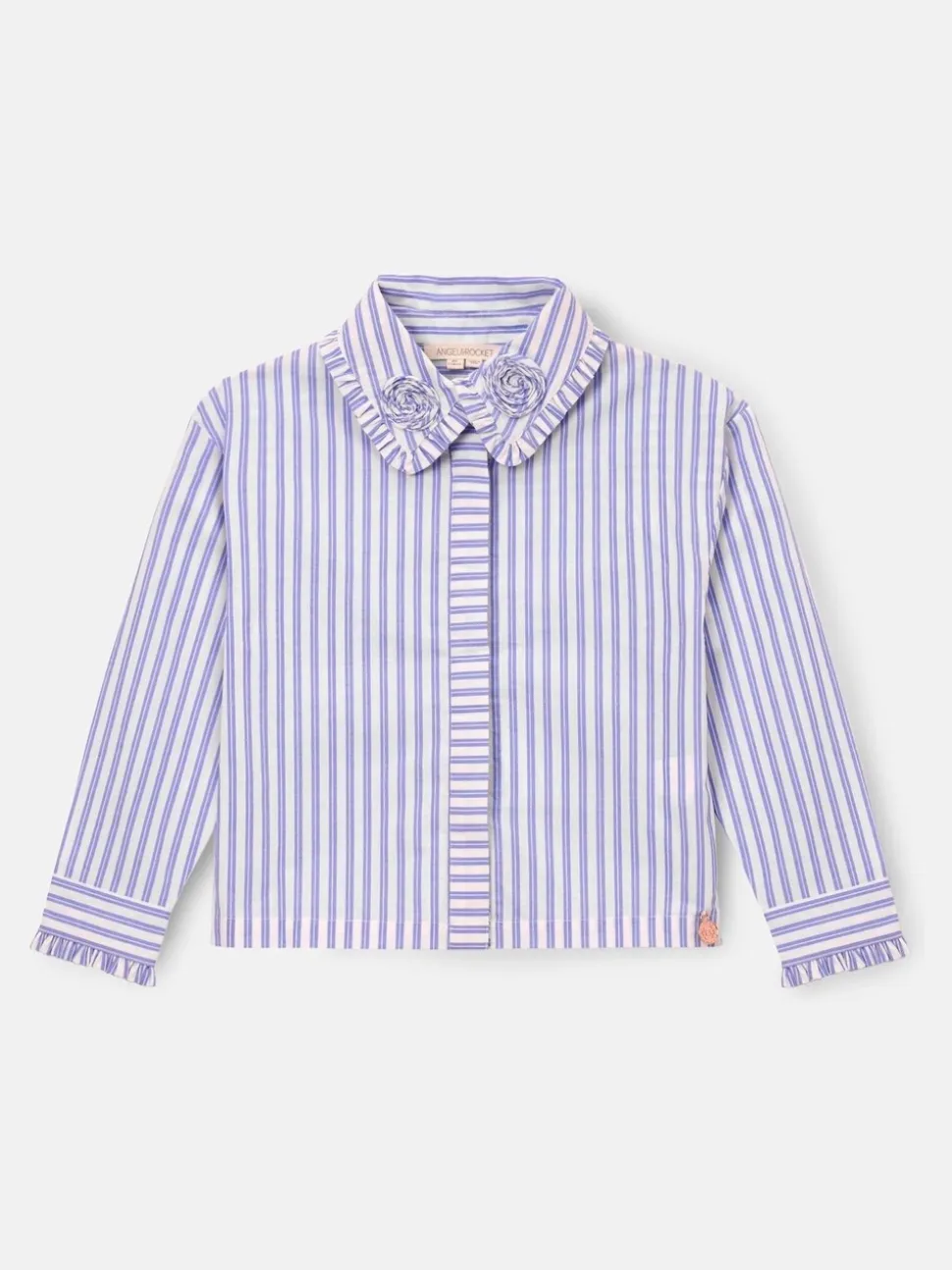 Angel & Rocket Stripe Corsage Collar Shirt
