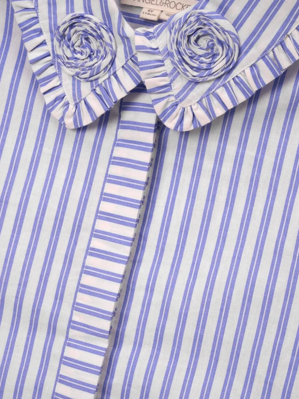Angel & Rocket Stripe Corsage Collar Shirt