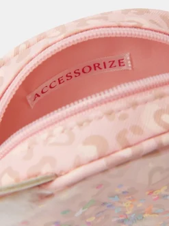 Angels By Accessorize Girls Sequin Cat Cross-Body Bag