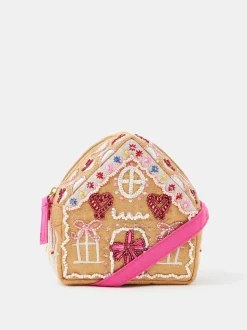 Angels By Accessorize Girls Embellished Gingerbread House Bag
