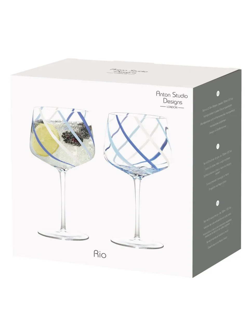 Anton Studio Designs - Set van 2 Rio Gin-glazen